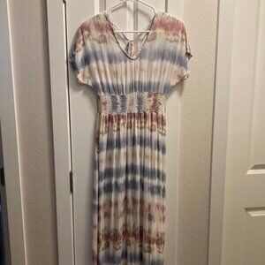 BeBop tie dye maxi dress Size small